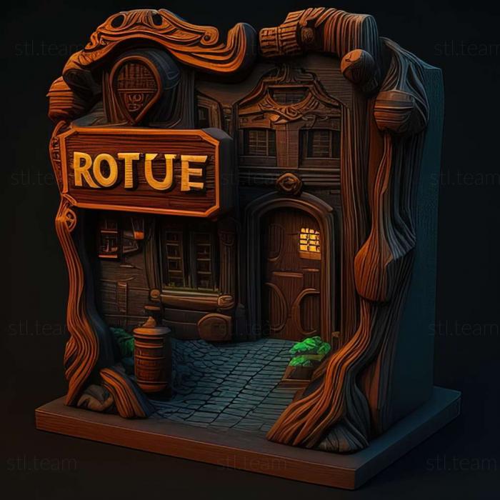 3D model Streets of Rogue game (STL)